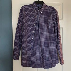 Chaps men’s medium plaid shirt